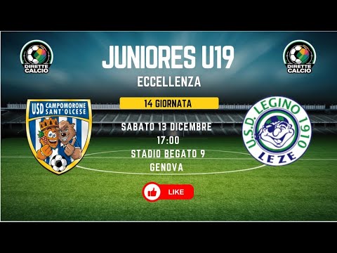 14P-R U19 CAMPOMORONE SANT’OLCESE  - LEGINO 1910