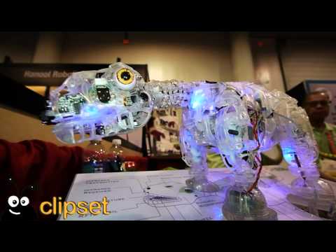 Pleo RB naked #CES2012 #Videochip