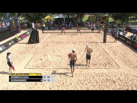 AVP Pro Series Austin Open | Brunner/Schalk vs. Hyden/Webber | Court 1 | Sunday