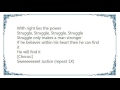 Jill Scott - Sweet Justice Lyrics