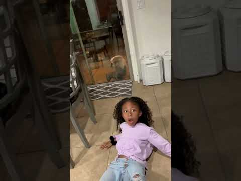 HER REACTION AFTER SHE FELL! 😭