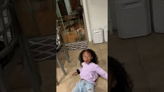 HER REACTION AFTER SHE FELL! 😭