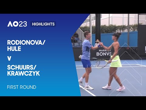 Rodionova/Hule v Schuurs/Krawczyk Highlights | Australian Open 2023 First Round