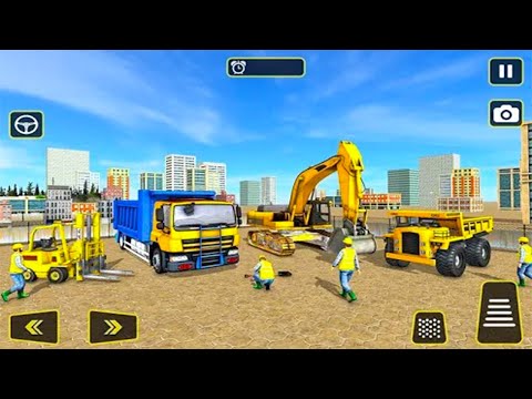 Grand City Road Construction 2 : Highway Builder Simulator Games - Android GamePlay