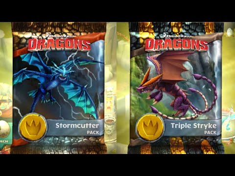 TRIPLE STRYKE Pack & STORMCUTTER Pack - Dragons:Rise of Berk