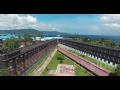 Cellular Jail Port Blair Aerial Video Stock Footage
