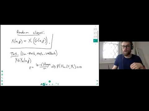 Lewis Mead (5/27/20): From large to infinite random simplicial complexes