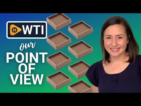 2X2 Rubber Caster Cups - WTI product video review