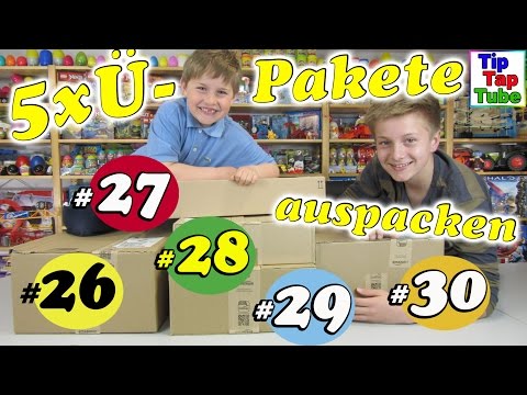 Überraschungs Pakete Spielzeug auspacken fast wie Geburtstag und Weihnachten TipTapTube Kinderkanal