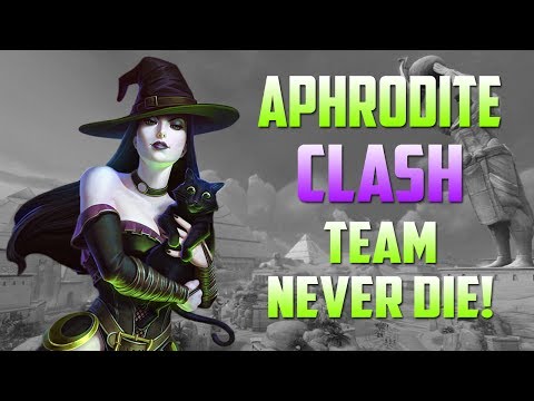 SMITE Aphrodite Clash, Team Never Die! All Healer Team COMP