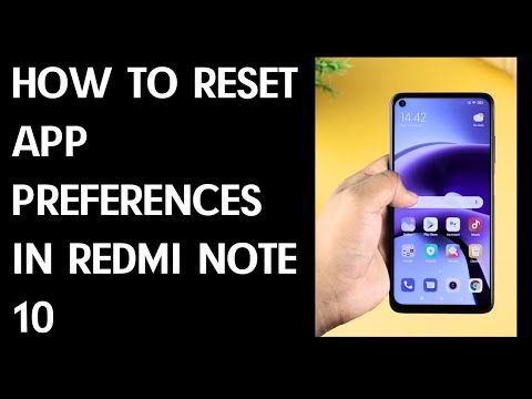 How to Reset App Settings in XIAOMI Redmi 10 / Restore Apps Preferences