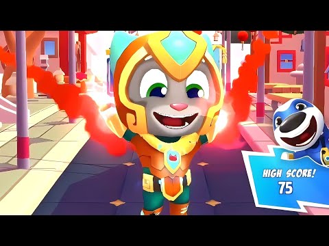 "Dash into Action with Talking Tom Hero Dash - Endless Thrills Await!"