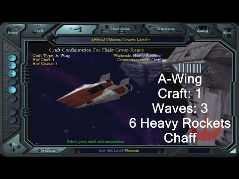 X-wing vs. TIE Fighter - Defend Calamari Cruiser Liberty - A-Wing