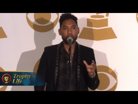 Miguel Talks Girlfriend Nazanin Mandi Album & Keith Urban- 2014 Grammy Nominations Interview
