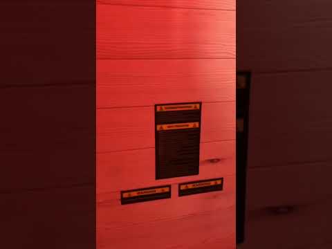 Eagle 2 Person Outdoor Traditional Wet/Dry Sauna with 4.5kW Harvia Heater video walkthrough