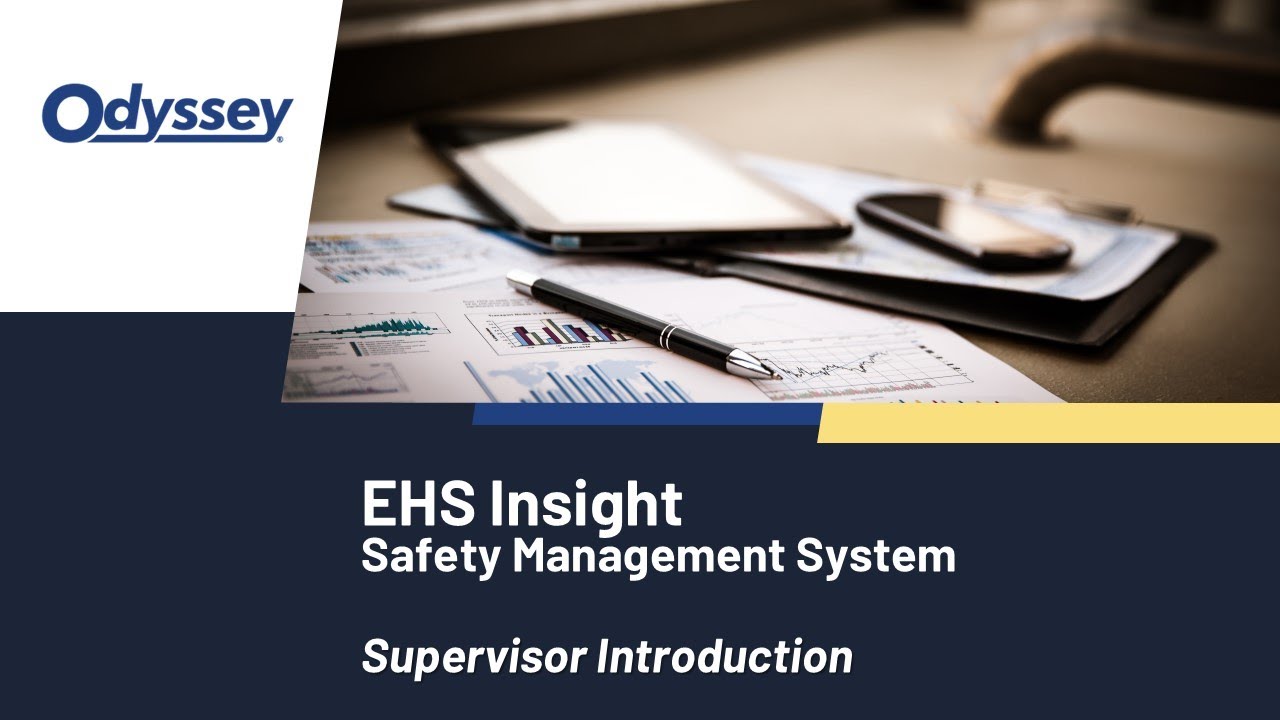 EHS Insight Supervisory Training Introduction
