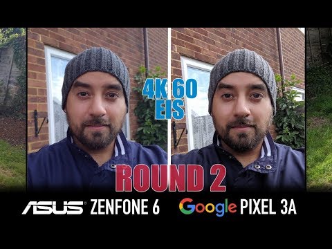 ROUND 2: ASUS Zenfone 6 VS Google PIXEL 3a - Camera Comparison / 4K 60 + EIS Video
