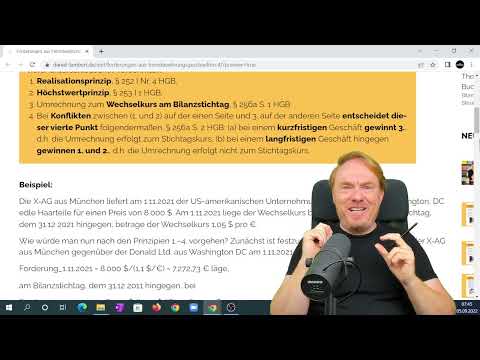 Klausurtipp 1 Bilanzbuchhalter - Forderungen aus Fremdwährungsgeschäften