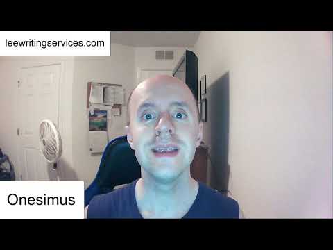 How to Pronounce Onesimus