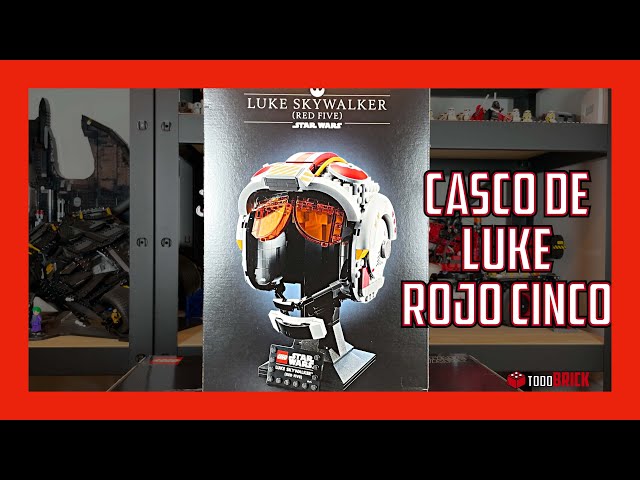 Vídeo relacionado con LEGO 75327 Star Wars Casco de Luke Skywalker, Versión Cinco Rojo, Maqueta para Construir para Adultos, Regalo Coleccionable para Fans