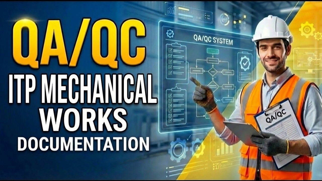 Inspection & Test Plan (ITP) – Mechanical Works Explained | QA/QC Documents | INTACT KNOWLEDGE