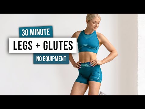 30 MIN LEAN LEGS & ROUND BOOTY - Intense Home Workout, No Repeat, Tone your Lower Body