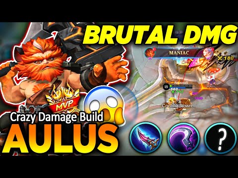MANIAC BUILD!! NEW SUPER CRAZY BUILD!🔥 Aulus Best Build and Emblem 2022(Aulus Mobile Legends)