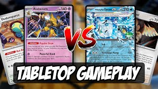 Fighting For My Life | Alakazam Dundunsparce Vs Tera Box Tabletop Gameplay