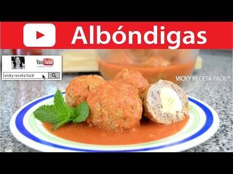Cómo hacer ALBONDIGAS | Vicky Receta Facil Video