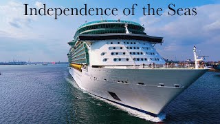 Independence of the Seas - Cruise Ship - Leaving Southampton 09/06/2025 - DJI Air 3s 4K