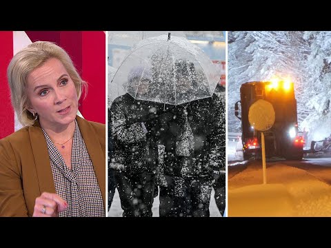 SMHI varnar för stora snömängder till kvällen: ”Väldigt dramatiskt” | TV4 Nyheterna | TV4 & TV4 Play