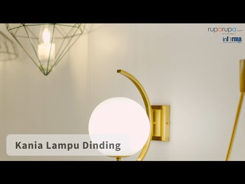 Gambar Informa Kania Lampu Dinding Oudoor Metal 40w - Gold