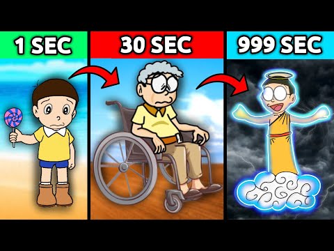 Nobita age +1 every second 😱 || Funny Game