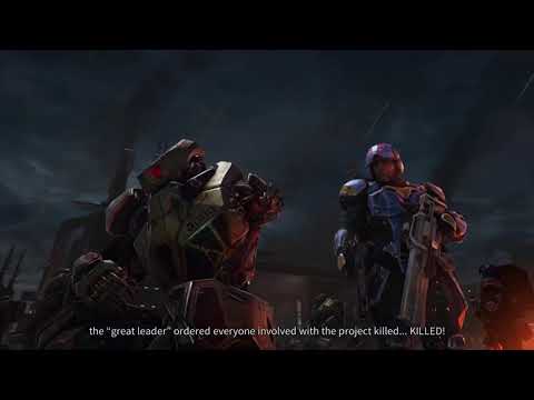 Phoenix Point Blood and Titanium cutscene 1