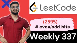 YouTube video '2595. Number of Even and Odd Bits | Weekly Contest 337 | LeetCode 2595'
