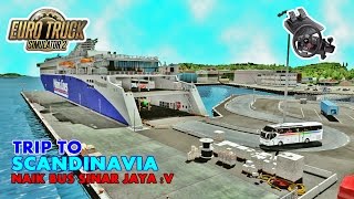 Download lagu Euro Truck Simulator 2 | GILLAAAA !!! Bus Sinar Jaya SR2 XHD Prime Road Test Langsung Di Eropa mp3