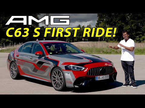 2023 Mercedes-AMG C63 S E-Performance Hybrid first ride with Race Start / Launch Control