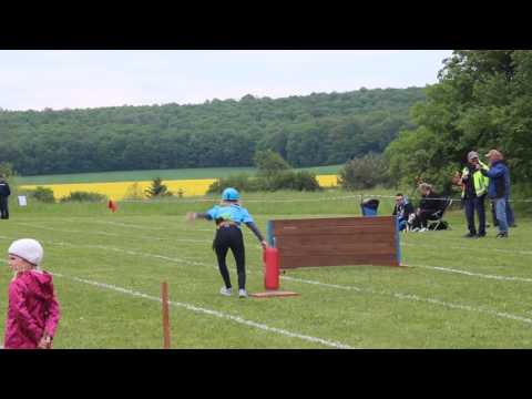 Okrskové kolo Liběšice 2017: štafeta SDH SLATINY ženy A (dorostenky) - 2. pokus