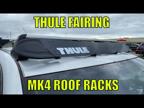 How to Mount Thule Wind Fairing on OEM MK4 Roof Racks