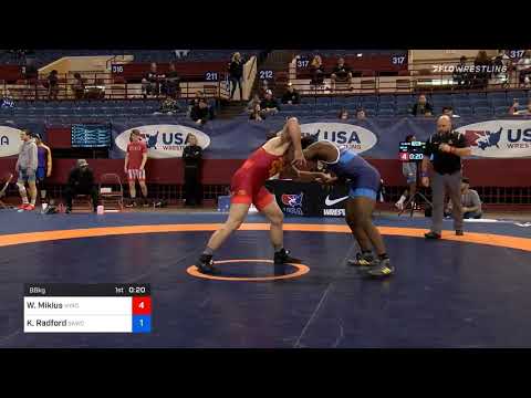 86 Kg Consolation Willie Miklus New York Athletic Club Vs Kevin Radford Sunkist Kids Wrestling Clu