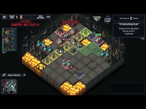 Into the Breach Advanced Edition - Unfair 2 island victory(Rift Walkers) / Volcanic Hive Phase 2