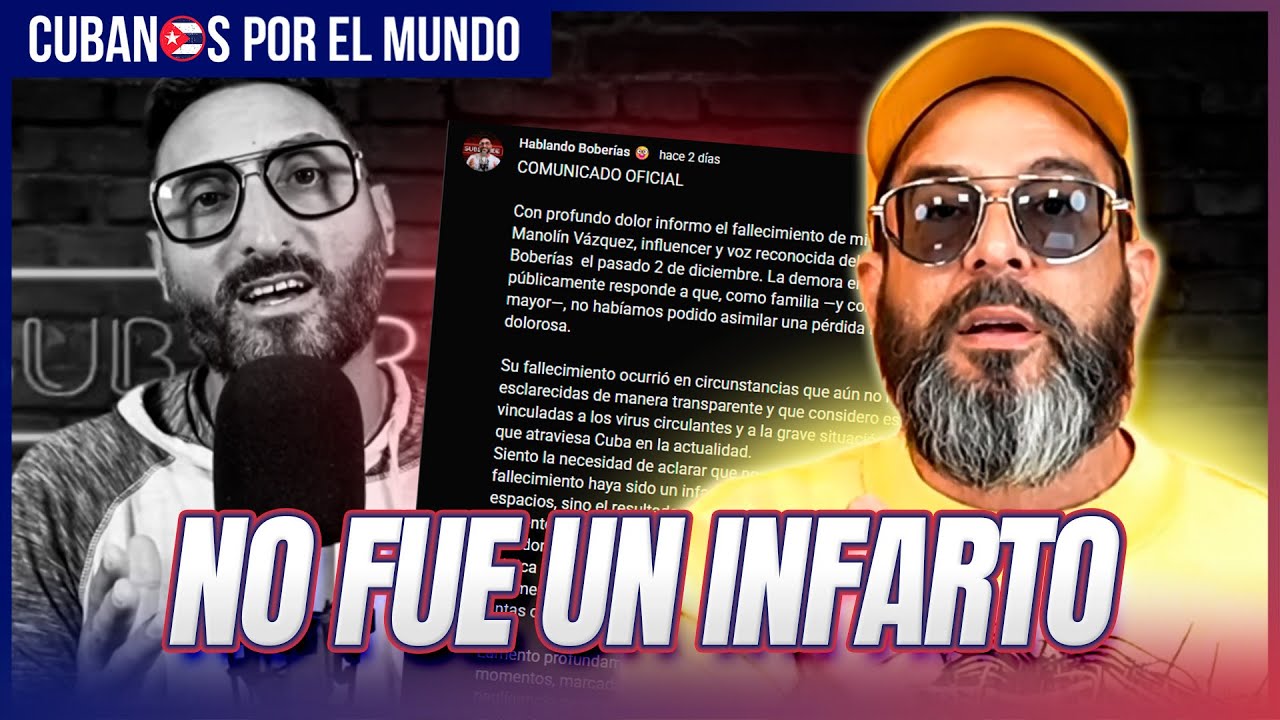 Virus y negligencia: Hermana de Manolín desmiente infarto y responsabiliza al régimen cubano