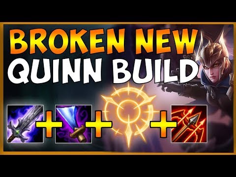 #1 QUINN TRIES OUT NEW WIT'S END QUINN BUILD IN HIGH ELO (CRAZY HEALS) - League of Legends