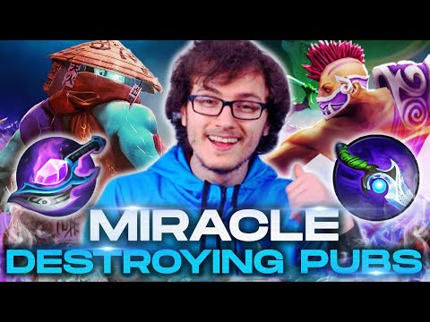 Miracle 100% Destroying Pubs With New Meta In 7.31 Dota 2