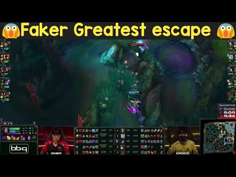 Faker LeBlanc escape | Lck Highlights| Onivia Highlights | faker's LeBlanc