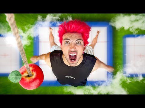 EXTREME CHALLENGES IN A TRAMPOLINE PARK!!