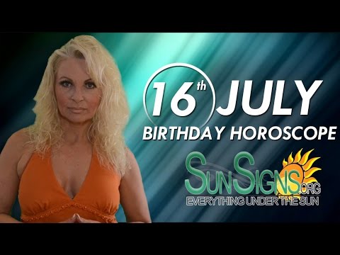 July 16th Zodiac Horoscope Birthday Personality - Cancer - Part 1