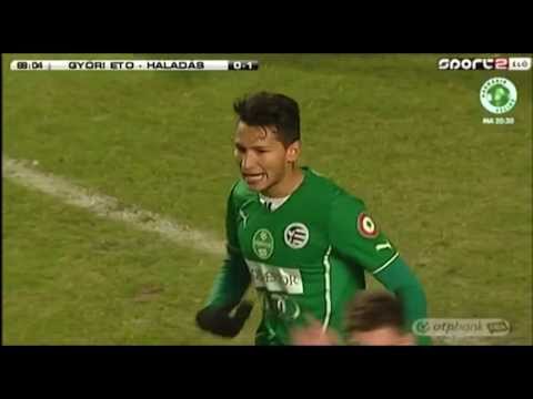 Martinez Leandro gólja a Győri ETO FC - Szombathelyi Haladás mérkőzésen