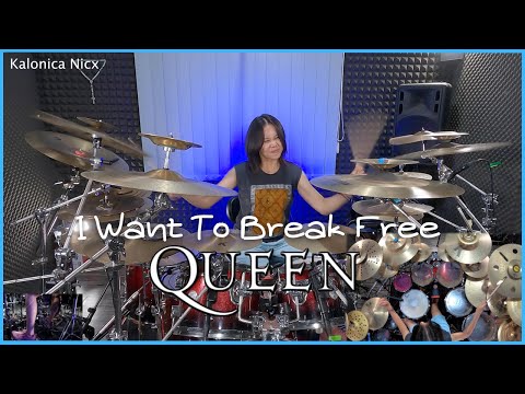 Queen - I Want to Break Free - Freddie Mercury || Drum Cover by KALONICA NICX