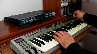 Video thumbnail for Evolution MK449c E-MU Audity 2000 Cakewalk SPS25 Korg Wavestation Superteclados.com by Superteclados
